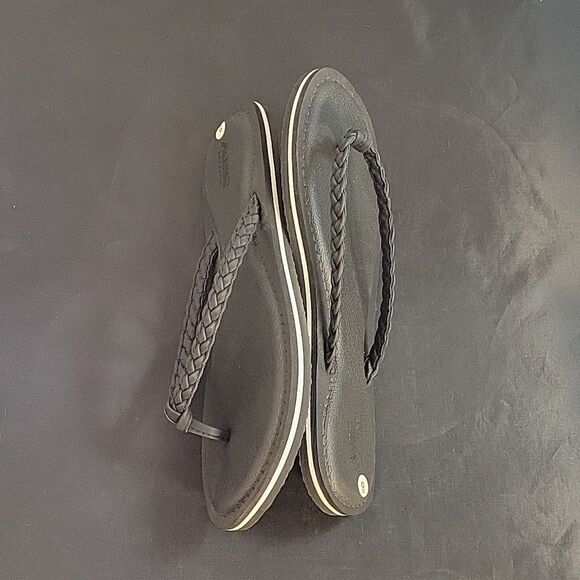 BRAND NEW AIR BALANCE BRAIDED STRAP DETAILS SLIP-ON FLAT SANDAL - Picture 8 of 13